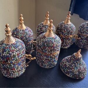 Mosaic Multicolor Decorative Jars